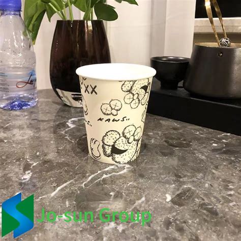 Jo Sun Biodegradable Oz Paper Coffee Cups Set With Lids Recyclable Hot Drinks Single Wall