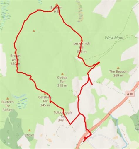 walk bodmin moor  tors  hills paul michael photography