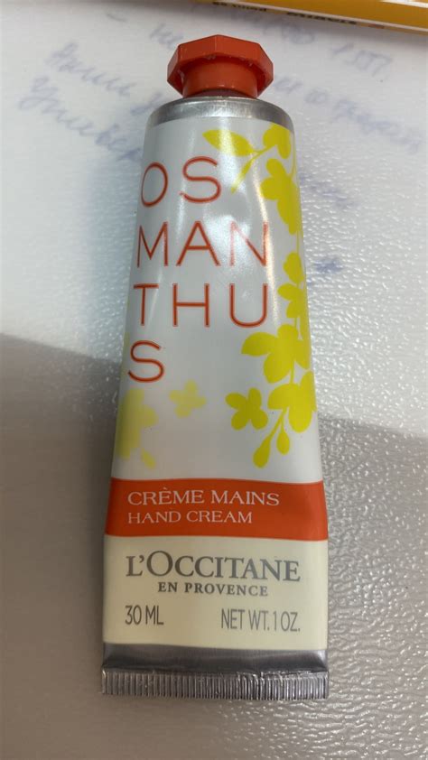Крем для рук L'occitane Osmanthus crème mains hand cream | отзывы