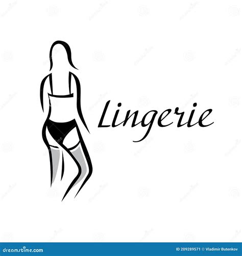 Vector Logo Of A Lingerie Store Sex Shop Stock Vector Illustration Of Underwear Beauty