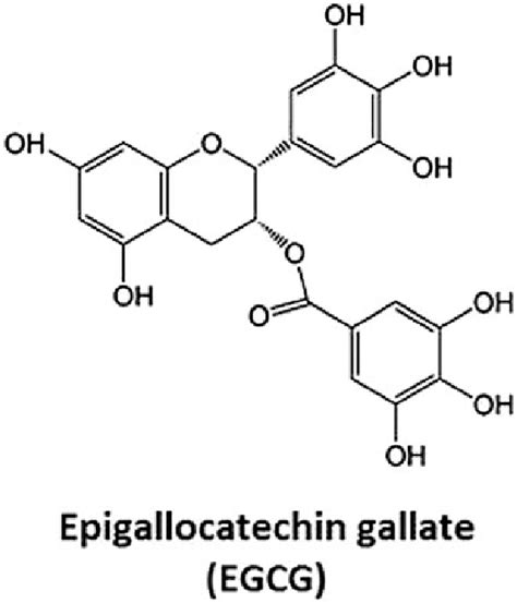 The Chemical Structure Of Epigallocatechin Gallate Iupac Id