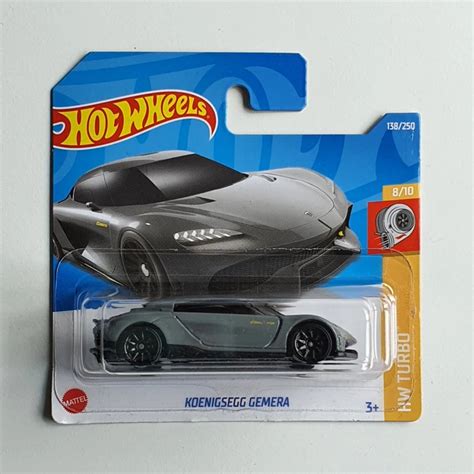 Hot Wheels Koenigsegg Gemera Grey Hct Short Card Hw Turbo Picclick Uk