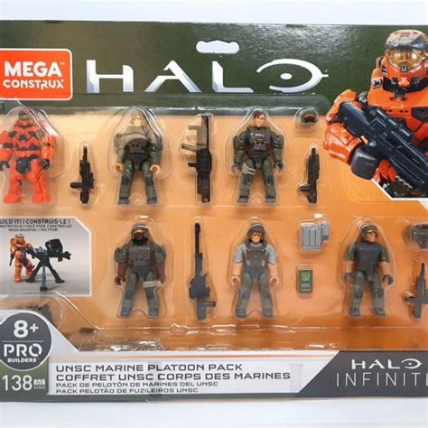 Jual Mega Construx Halo Infinite Unsc Marine Platoon Pack Shopee