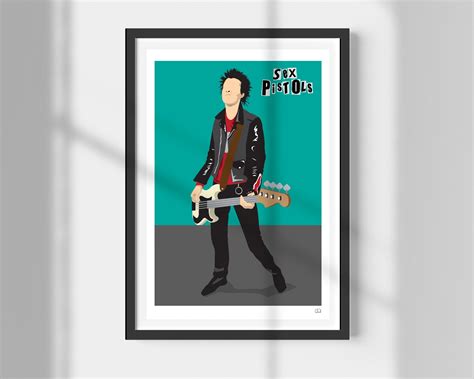 Sid Vicious Sex Pistols Bass Guitarist Punk Rock Legend British Music Iconic