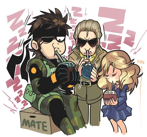 Big Boss Naked Snake Kazuhira Miller And Paz Ortega Andrade Metal Gear And More Drawn By