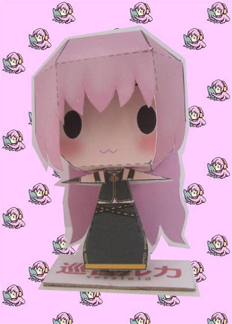 Vocaloid Papercraft Megurine Luka By Annapotterkiku On Deviantart