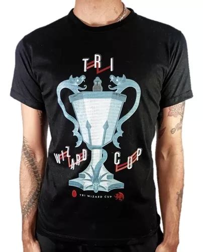 Remera Copa Tres Magos Licencia Oficial Harry Potter Cuotas Al