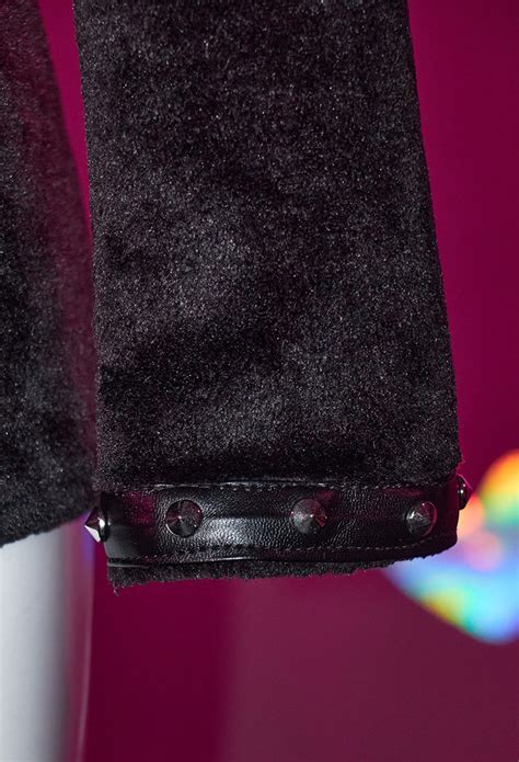 Gothic Halloween Lingerie Bodysuit Plush Homewear Romper And Thigh Socks With Belt And Choker