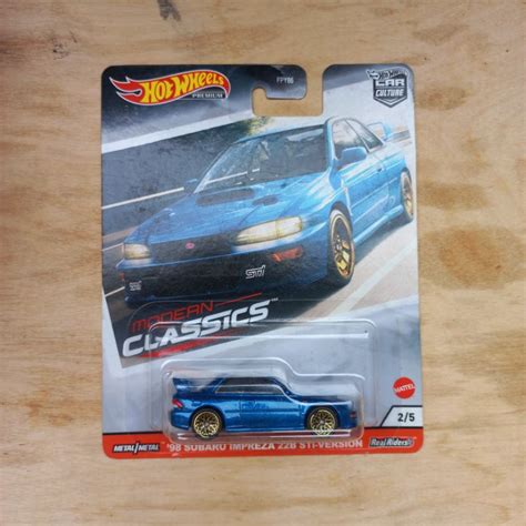 Jual Hot Wheels Premium Modern Classics Subaru Impreza B Sti Version Shopee Indonesia