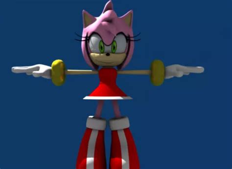 Amy Rose Free 3d Model Open3dmodel