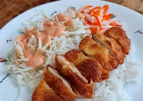 Resep Chicken Katsu And Acar Salad Ala Hokben Oleh Linfangfei Cookpad