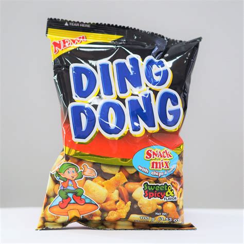 ding dong snack mix sweet spicy flavor  black manila grocers