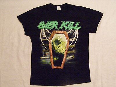 Overkill Song Fuck You Metal Music T Shirt Size M Ebay