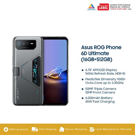 Asus Rog Phone 6d Ultimate Price In Malaysia And Specs Kts