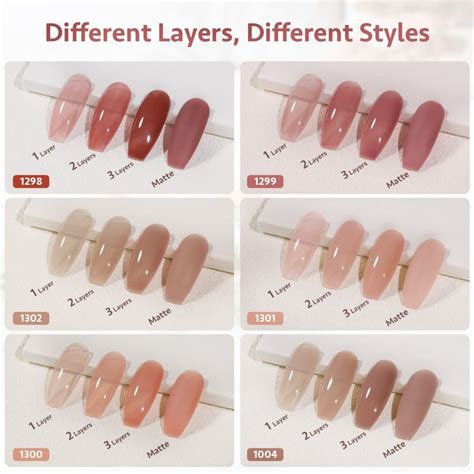 Gaoy Icy Jelly Gel Nail Polish Set Of Colors Including Red Pink Nude Gel Polish Kit Uv Led