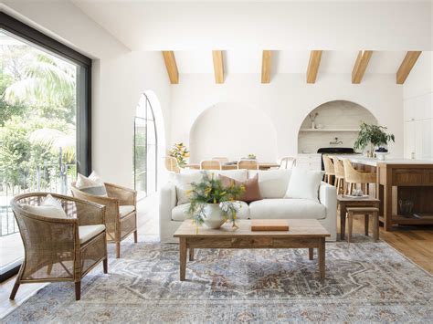 Rustic Décor: Timeless Sofa and Washed Timber Furniture