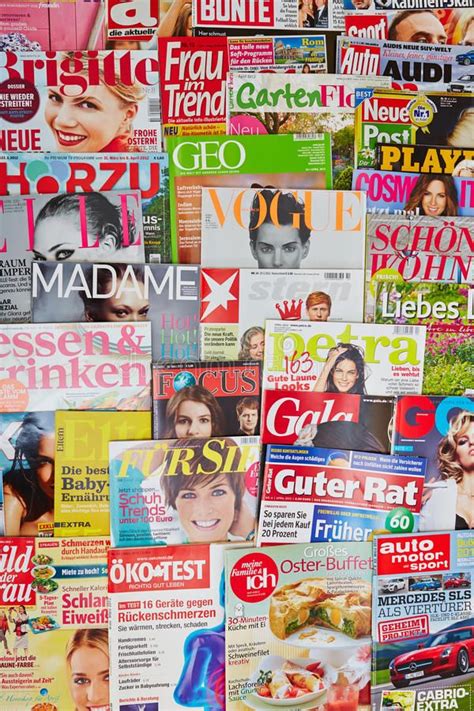 Colorful Magazine Covers From Germany