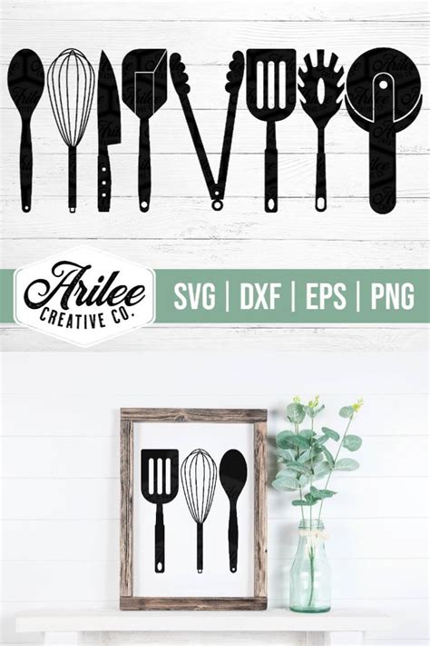 Kitchen Utensils Svg Bundle Kitchen Items Svg Cooking Utensils Svg