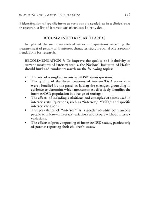 Measuring Intersex Dsd Populations Measuring Sex Gender Identity And Sexual Orientation