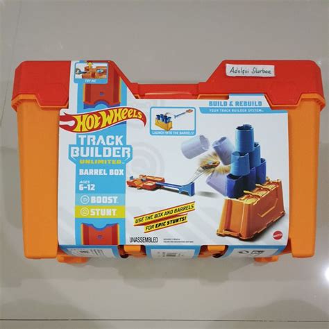 Jual Hotwheels Hot Wheels Track Builder Unlimited Barrel Box Boost Stunt Includes Vehicle