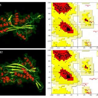 Predicted 3D structures of HAC5 and HAC12 proteins and the respective ...