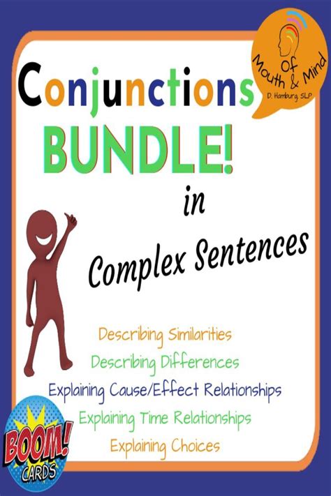 Conjunctions In Complex Sentences Bundle Complex Sentences Speech