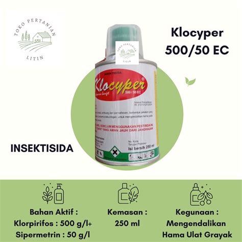 Jual Klocyper Ec Ml Insektisida Racun Pengendali Ulat