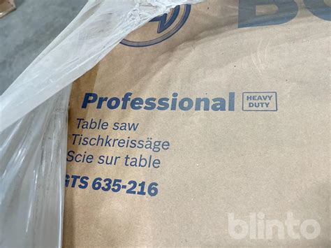 Bordssåg - Bosch GTS 635-216 | Blinto auktioner