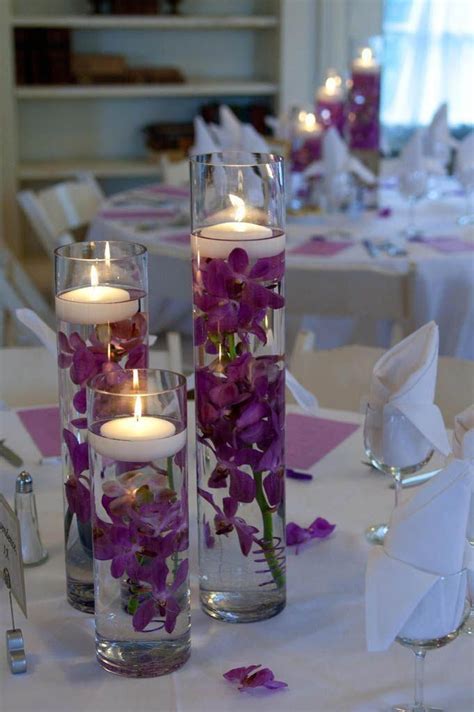 Orchids Orchids Candle Wedding Centerpieces Floating Candles