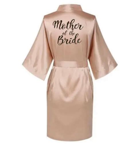 Wedding Bride Bathrobe Team Bride Robe Bridesmaid Robe Black Letters