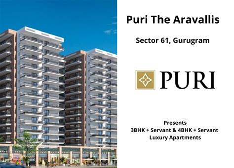 PPT Puri The Aravallis Sector 61 Gurgaon E Brochure PowerPoint