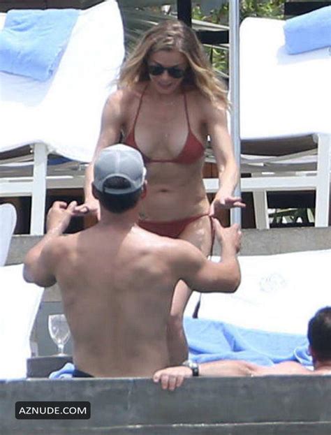 LeAnn Rimes In A Red Bikini At Pool In Cabo San Lucas 22 04 2016 AZNude