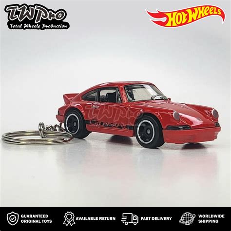 HOT WHEELS PORSCHE MERAH GANTUNGAN 風火輪鑰匙扣 2024 保時捷 911 CARRE 蝦皮購物