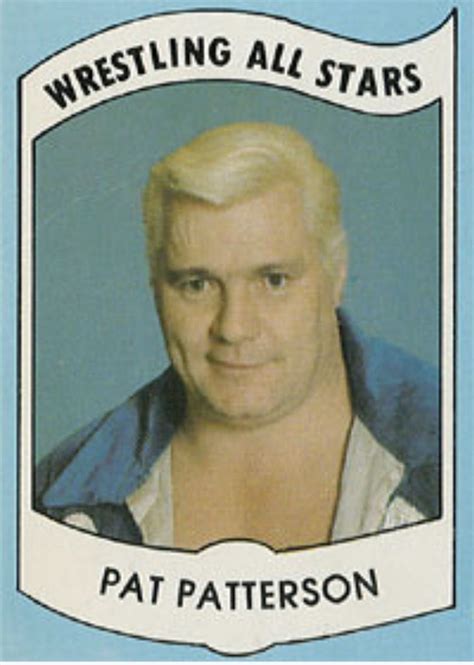 1982 Wrestling All Stars Series A 2636 Pat Patterson Wrestling Wwe