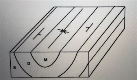 [Solved] what is this structure? an anticline a plunging anticline a ...