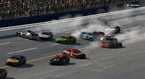 eNASCAR: Kirwan, spins causing final lap wreck at Talladega | NASCAR