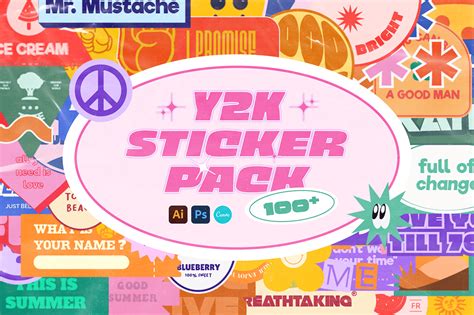 Y2k Sticker Pack Behance