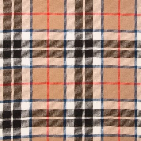 Thomson Blue Heavy Weight Tartan Fabric Lochcarron Of Scotland