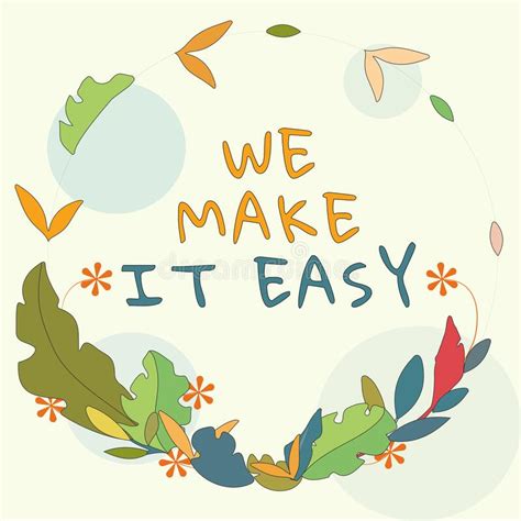 inspiration showing sign    easy business approach offering