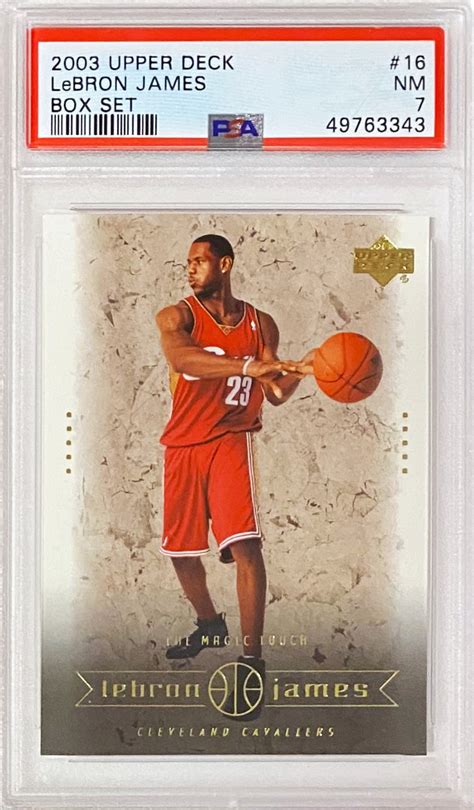 LeBron James 2003 04 Upper Deck Cleveland Cavaliers Basketball Box Set