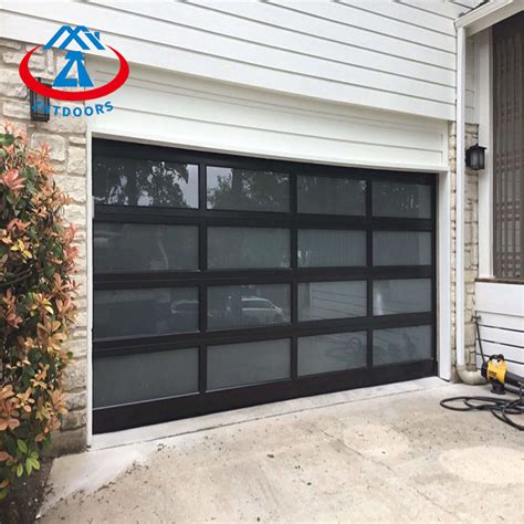 Black Aluminum Garage Door Zhongtai