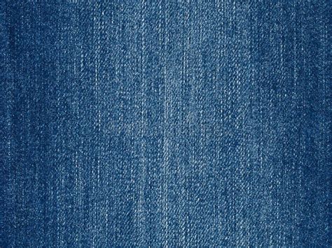 Blue Jeans Fabric Background New Plain Denim Cloth Texture Stock Photo