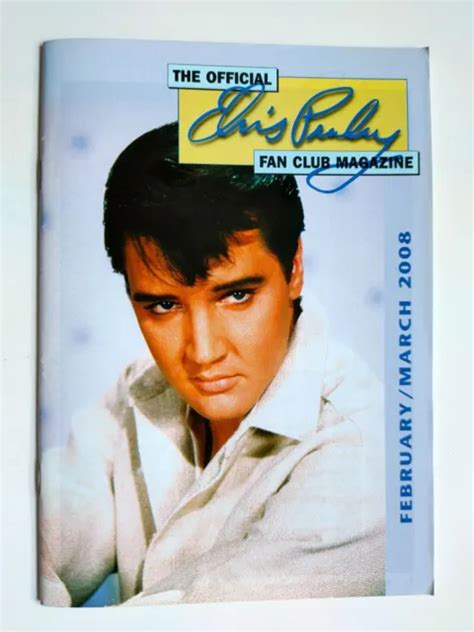 THE OFFICIAL ELVIS Presley Fan Club Magazine Of Great Britain Feb