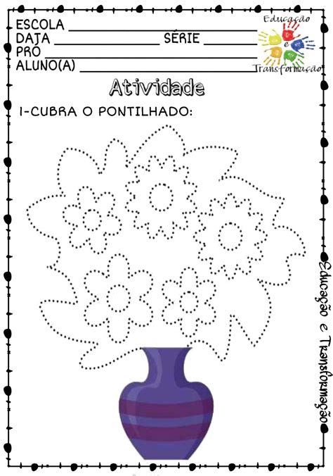 Desenhos Para Cobrir Pontilhados - 9