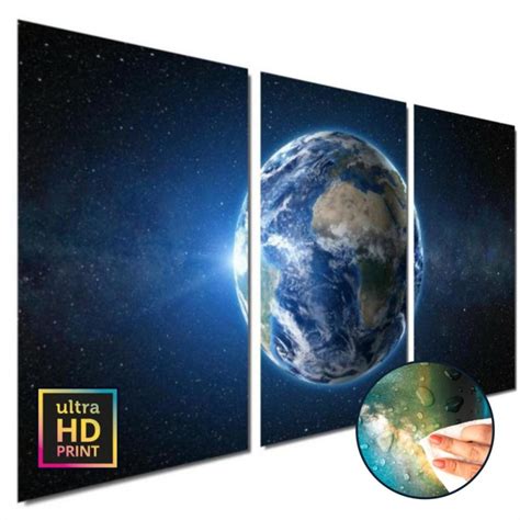 Quadro Sala Quarto Planeta Terra Universo Elo7