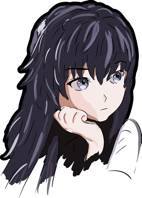 anime girl png transparent images