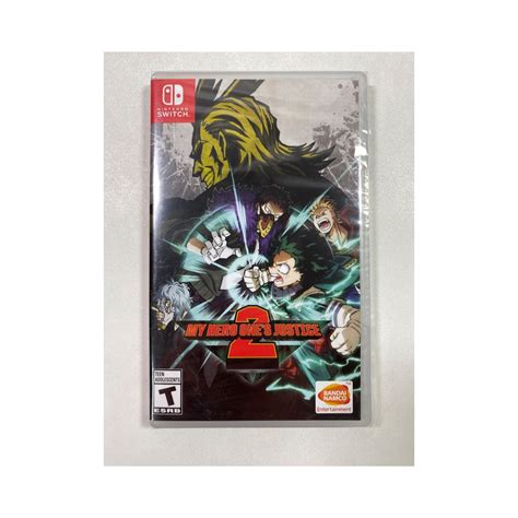 Trader Games MY HERO ONE JUSTICE 2 SWITCH USA NEW EN FR ES Sur