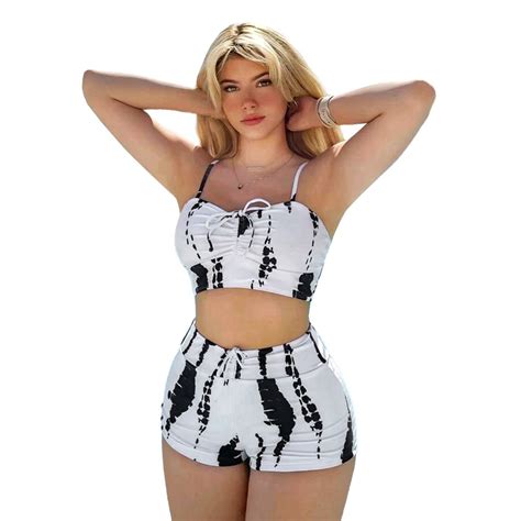Mid Rise Bikini Set For Women Boy Short Swimsuit Sporty Bathing Suit Shop Today Get It