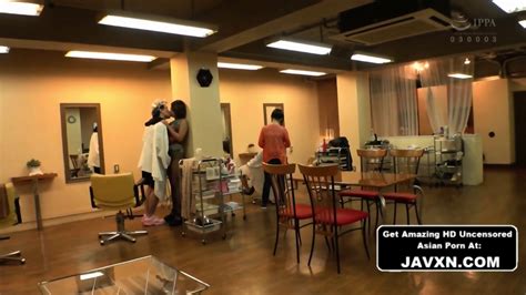 Slutty Japanese Babe Hairdresser