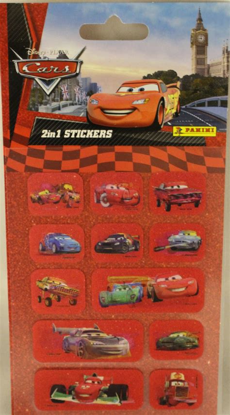 DISNEY CARS STICKERS CTN QTY 60 pcs - PlayTime Wholesale Ltd